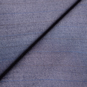 Μπλε Τζιν Ριγέ  Κουστουμόπανο