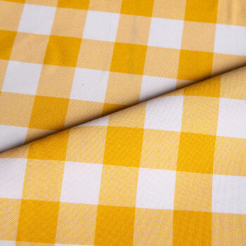 Κίτρινο Λευκό Καρό