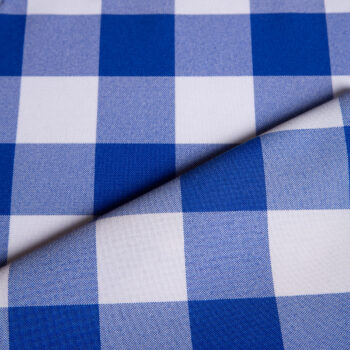 Ανοιχτό Μπλε Λευκό Καρό