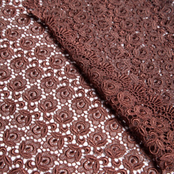 Καφέ Λουλουδένια Δαντέλα