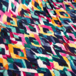 Γεωμετρικό Ίκατ Jersey Εμπριμέ