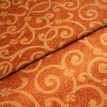 Πορτοκαλί Canapone Jacquard
