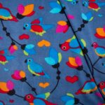 Πολύχρωμο Παιχνιδιάρικο Μοτίβο Εμπριμέ Fleece