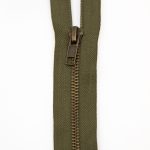 Σκούρο Λαδί Σιδερένιο Φερμουάρ