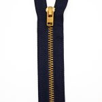 Μπλε Σκούρο Σιδερένιο Φερμουάρ