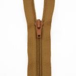 Ανοιχτό Καφέ Σπιράλ Φερμουάρ