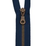 Σκούρο Μπλε Σιδερένιο Φερμουάρ