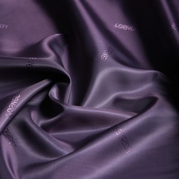 Σκούρα Μωβ Εμπριμέ Φόδρα Βυσκόζη