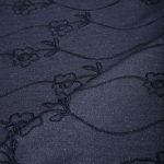 Μπλε Τζιν με Κέντημα