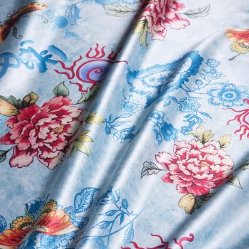 Floral Oriental Silk Touch