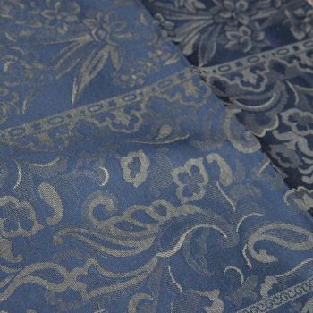 Μπλε Floral Jacquard